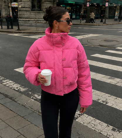 Cropped Winterjas Dames